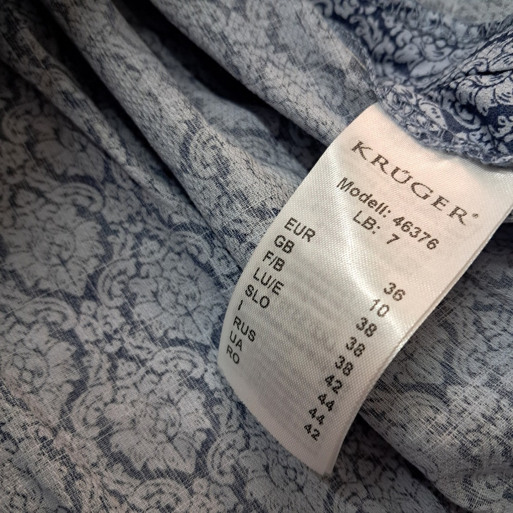 NWT Kruger Dirndl Dress Women's EU 36 Small Blue German Traditional Oktoberfest - Picture 10 of 16